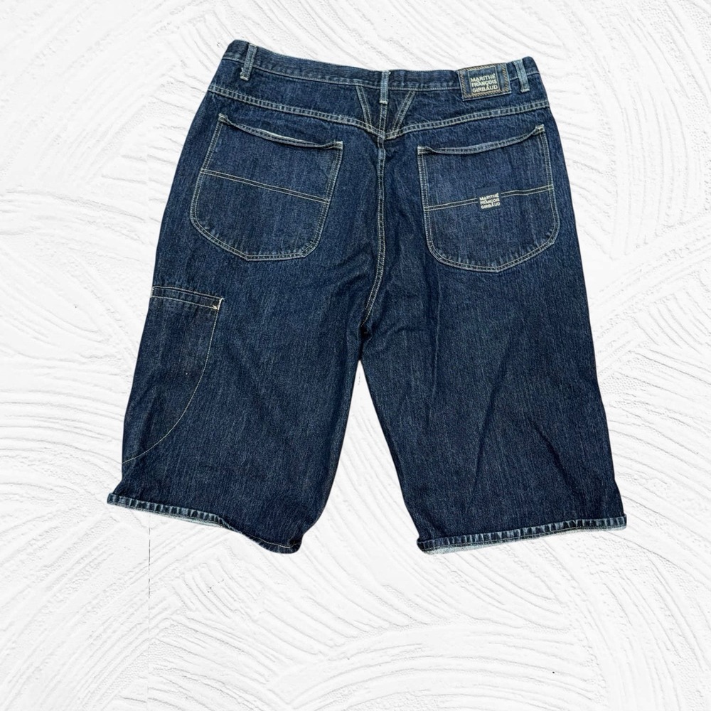 Marithe Francois Girbaud Shorts ‎ 42(41X16) Blue Brand X Long Jort  Baggy Denim